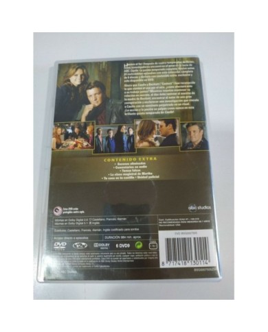 CASTLE Quinta TEMPORADA 5 COMPLETA - 6 DVD ESPA?OL ENGLISH FRANCAIS REGION 2 5T