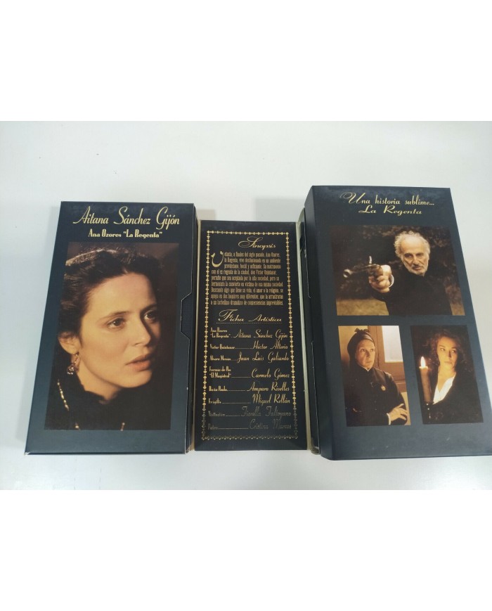 La Regenta - Aitana Sanchez Gijon Carmelo Gomez Serie TV - 3 x VHS Tape Espa?ol