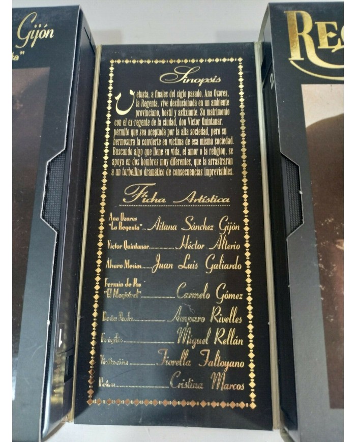 La Regenta - Aitana Sanchez Gijon Carmelo Gomez Serie TV - 3 x VHS Tape Espa?ol
