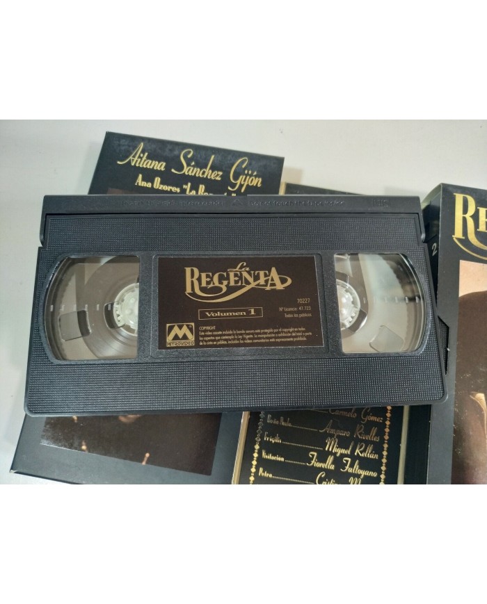 La Regenta - Aitana Sanchez Gijon Carmelo Gomez Serie TV - 3 x VHS Tape Espa?ol