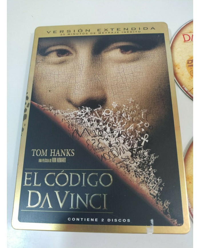 EL CODIGO DA VINCI Tom Hanks - 2 x DVD Steelbook Espa?ol English