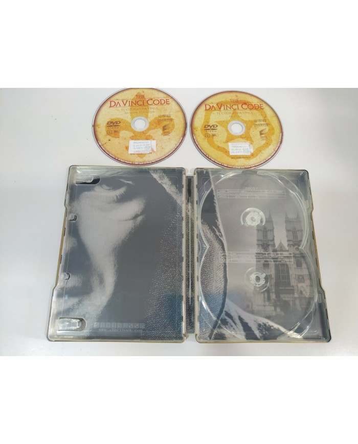 EL CODIGO DA VINCI Tom Hanks - 2 x DVD Steelbook Espa?ol English