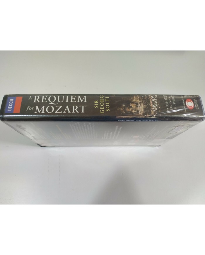A Requiem for Mozart Sir Georg Solti Live in Vienna VHS Cinta Tape Nuevo Am