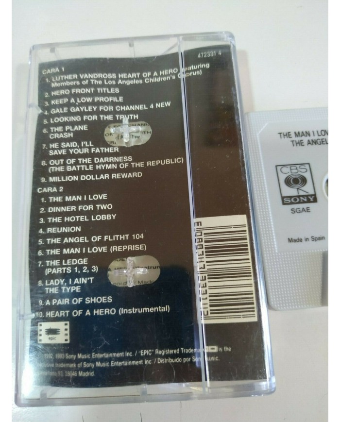 Hero Soundtrack Heart of a Hero Luther Vandross Fenton - Cinta Tape Cassette Am