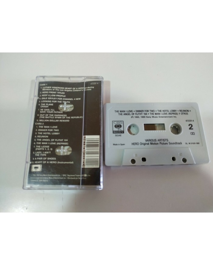Hero Soundtrack Heart of a Hero Luther Vandross Fenton - Cinta Tape Cassette Am