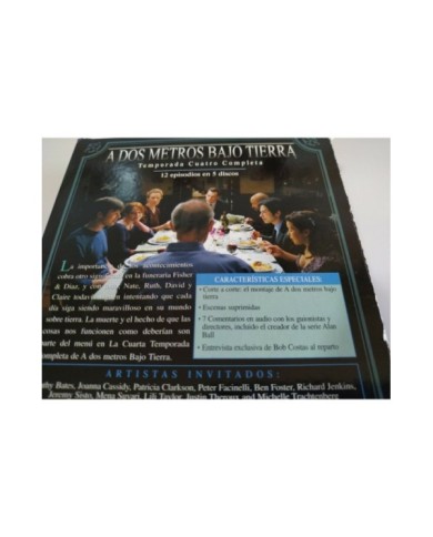 A DOS METROS BAJO TIERRA TEMPORADA 4 COMPLETA - CASTELLANO ENGLISH 5 X DVD - 3T