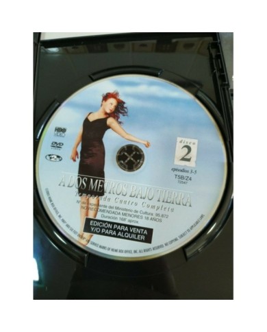 A DOS METROS BAJO TIERRA TEMPORADA 4 COMPLETA - CASTELLANO ENGLISH 5 X DVD - 3T