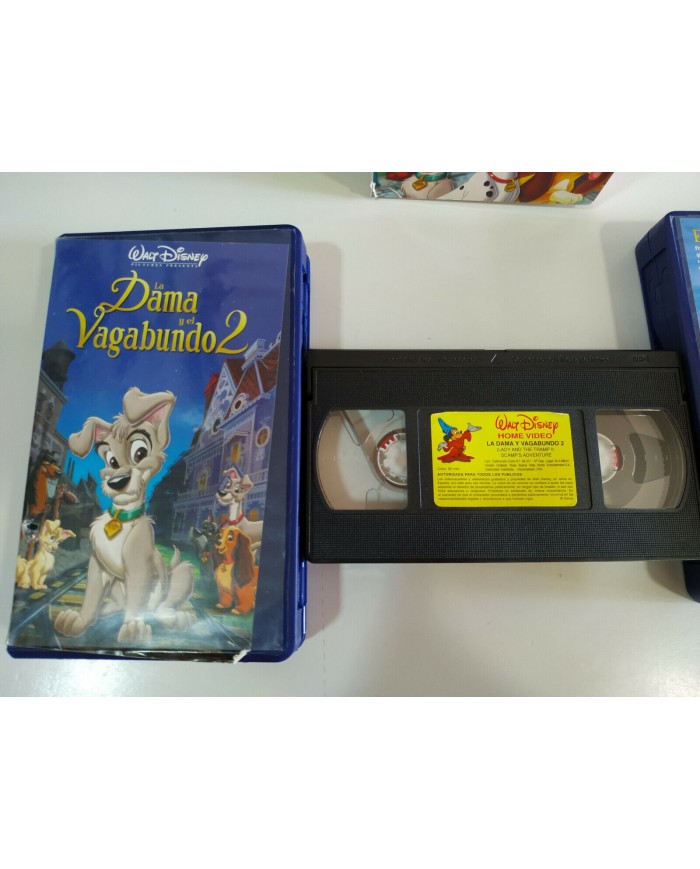 Tod y Toby - 101 Dalmatas 2 - La Dama y el Vagabundo 2 Disney - 3 x VHS Espa?ol