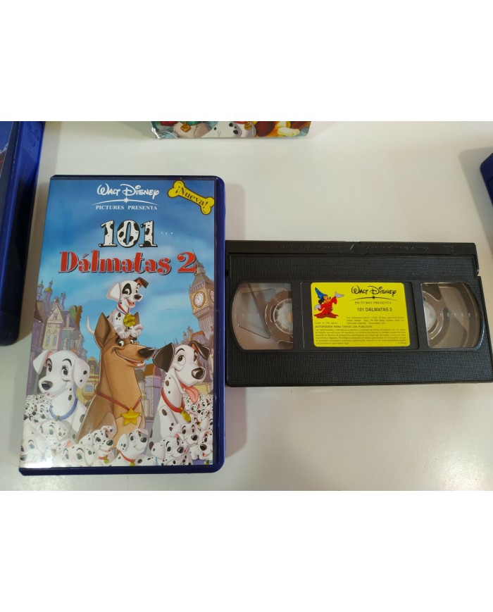 Tod y Toby - 101 Dalmatas 2 - La Dama y el Vagabundo 2 Disney - 3 x VHS Espa?ol