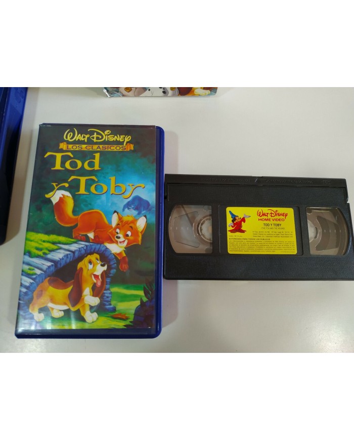 Tod y Toby - 101 Dalmatas 2 - La Dama y el Vagabundo 2 Disney - 3 x VHS Espa?ol