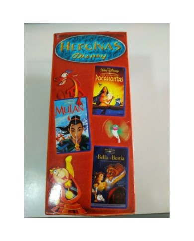 La Bella y la Bestia - Pocahontas - Mulan - Walt Disney - 3 x VHS Cinta Espa?ol