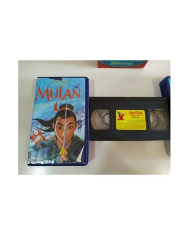 La Bella y la Bestia - Pocahontas - Mulan - Walt Disney - 3 x VHS Cinta Espa?ol