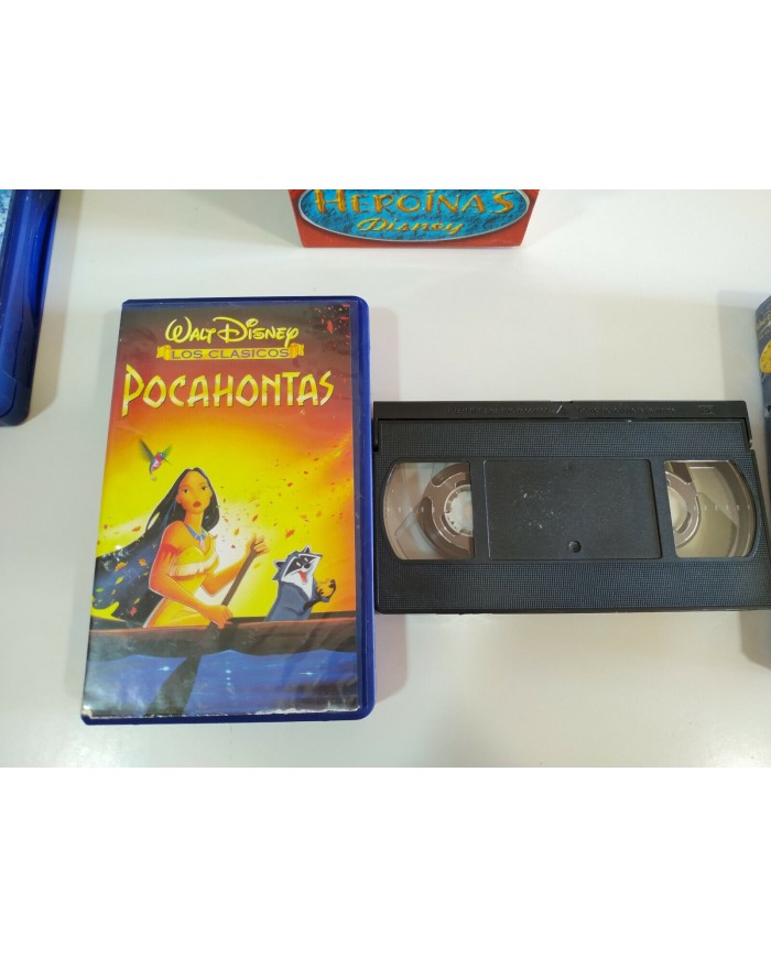 La Bella y la Bestia - Pocahontas - Mulan - Walt Disney - 3 x VHS Cinta Espa?ol