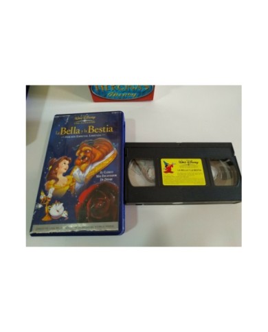 La Bella y la Bestia - Pocahontas - Mulan - Walt Disney - 3 x VHS Cinta Espa?ol