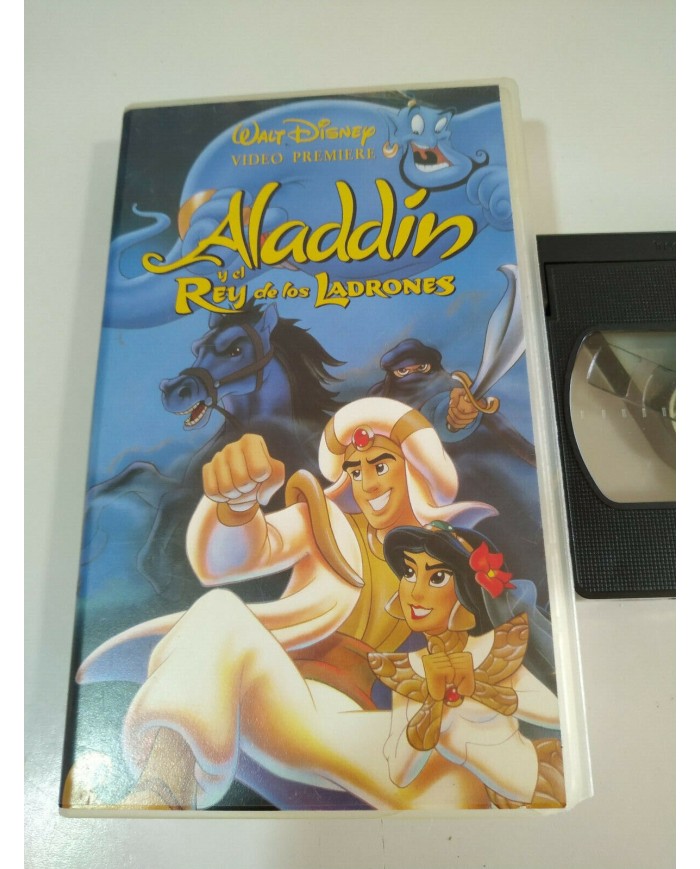 Aladdin y el Rey de los Ladrones Walt Disney - VHS Cinta Castellano - 3T