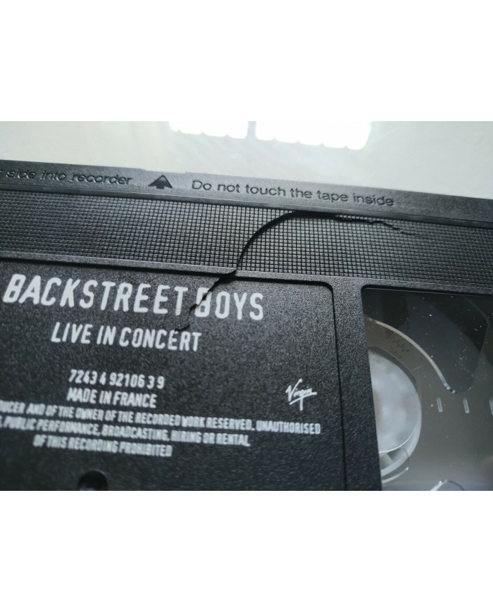 Backstreet Boys Live in Concert 12 videos VHS Tape Cinta 1997 France Edition Am