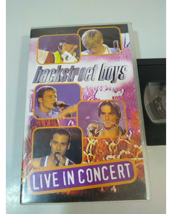 Backstreet Boys Live in Concert 12 videos VHS Tape Cinta 1997 France Edition Am