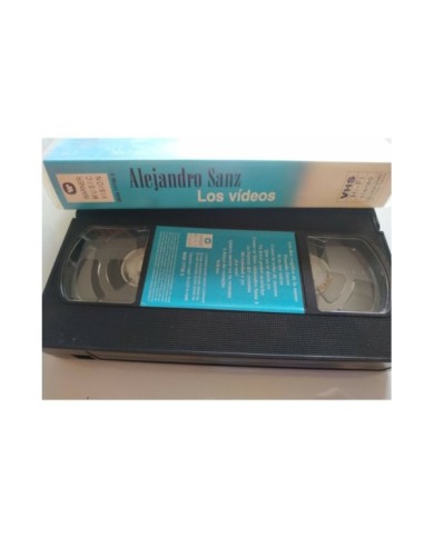 Alejandro Sanz Los Videos - 13 videoclips 1996 - VHS Cinta Tape Espa?ol Am