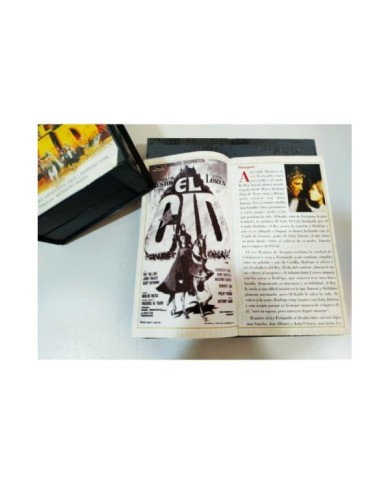 El Cid Charlton Heston Sofia Loren Anthony Mann Doble 2 x VHS Tape Espa?ol Nueva