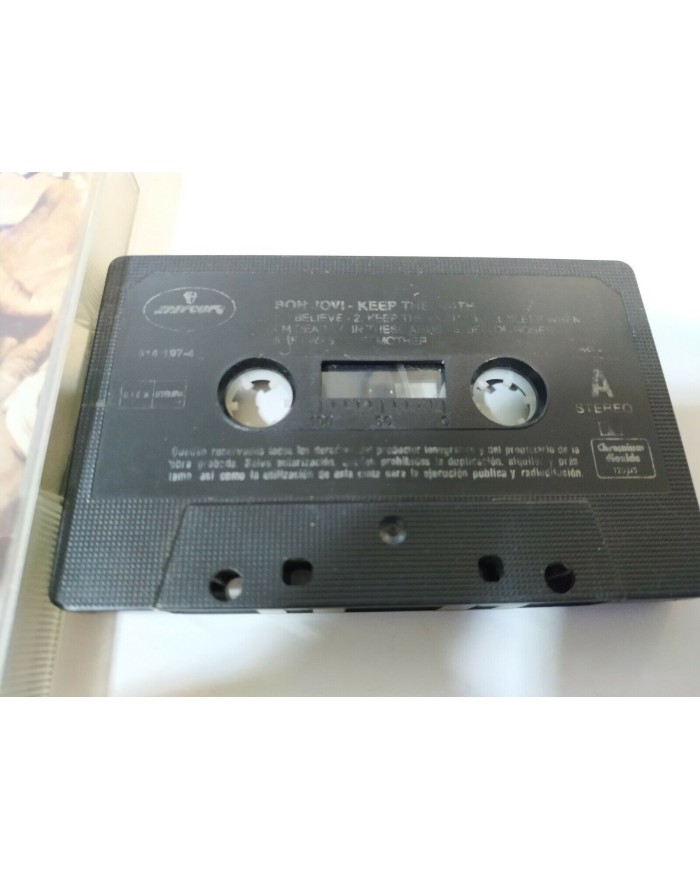 Bon Jovi Keep the Faith Mercury Spain Edition 1992 - Cinta Tape Cassette Am Bon Jovi Keep the Faith Mercury Spain Edition 1992 - Cinta Tape Cassette Am