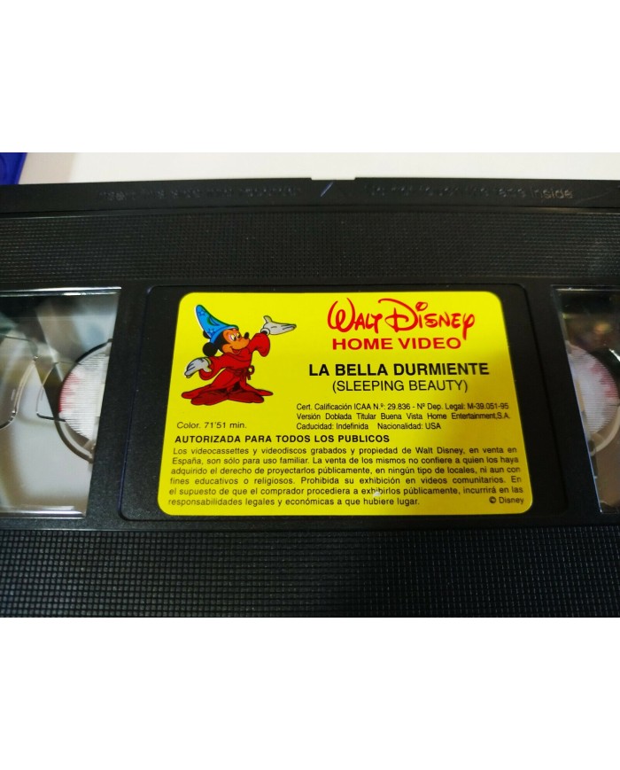 La Bella Durmiente Walt Disney 1995 - VHS Cinta Tape Espa?ol