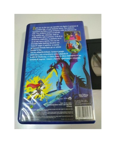 La Bella Durmiente Walt Disney 1995 - VHS Cinta Tape Espa?ol