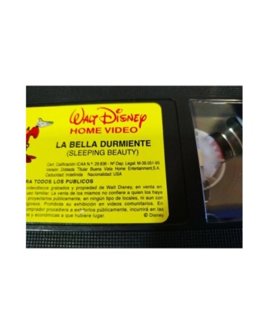 La Bella Durmiente Walt Disney 1995 - VHS Cinta Tape Espa?ol