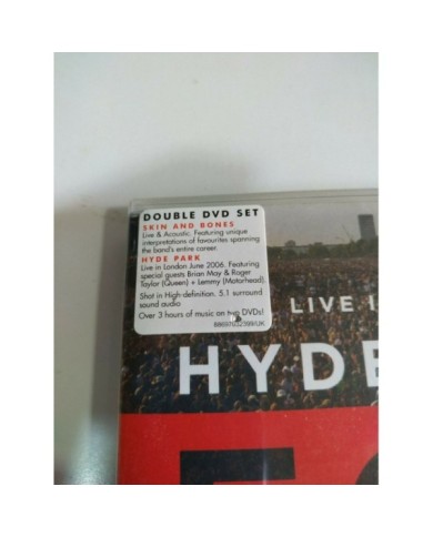 Foo Fighters Live in London Hyde Park Skin and Bones - 2 x DVD Region All