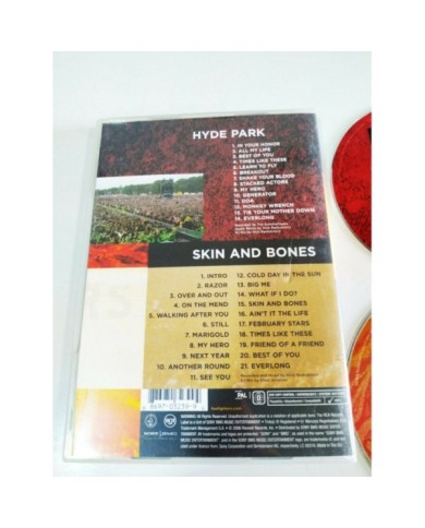 Foo Fighters Live in London Hyde Park Skin and Bones - 2 x DVD Region All
