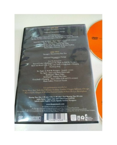 Keane Strangers Live Performances Documentary - 2 x DVD Regions 2-6