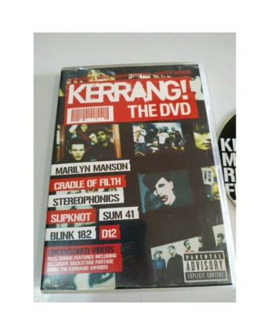 Kerrang The DVD Blink 182 Spineshank Slipknot Marilyn Manson Sum 41 Reg All Am