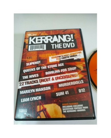 Kerrang The DVD Blink 182 Spineshank Slipknot Marilyn Manson Incubus Reg All Am
