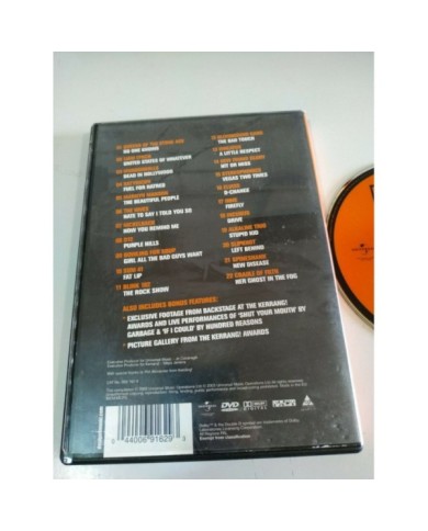 Kerrang The DVD Blink 182 Spineshank Slipknot Marilyn Manson Incubus Reg All Am