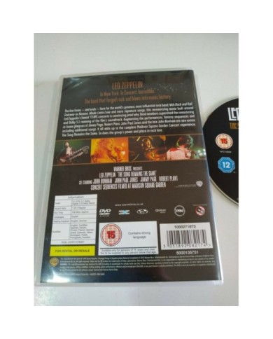 Led Zeppelin The Song Remains The Same - DVD Region 2 - English Spanish Am
