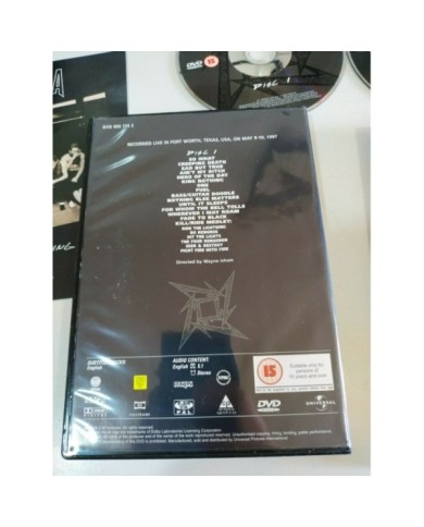 Metallica Cunning Stunts - Box 2 x DVD + Extras Region 0 All Am