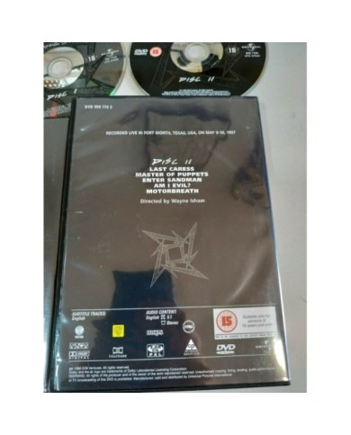 Metallica Cunning Stunts - Box 2 x DVD + Extras Region 0 All Am