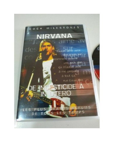 Nirvana de Incesticide a In Utero Rock Milestones DVD Region 2 Am