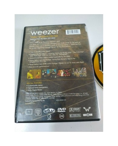 Weezer Video Capture Device Treasures From Vault 1991-2002 - DVD + Extras Am