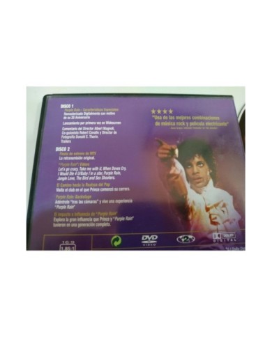 Prince Purple Rain Edicion Especial 20 Aniversario - 2 x DVD + Bonus Region 2 Am