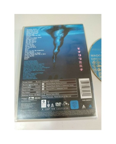 Madonna Drowned World Tour 2001 - DVD + Bonus Regions 2-6 - Am