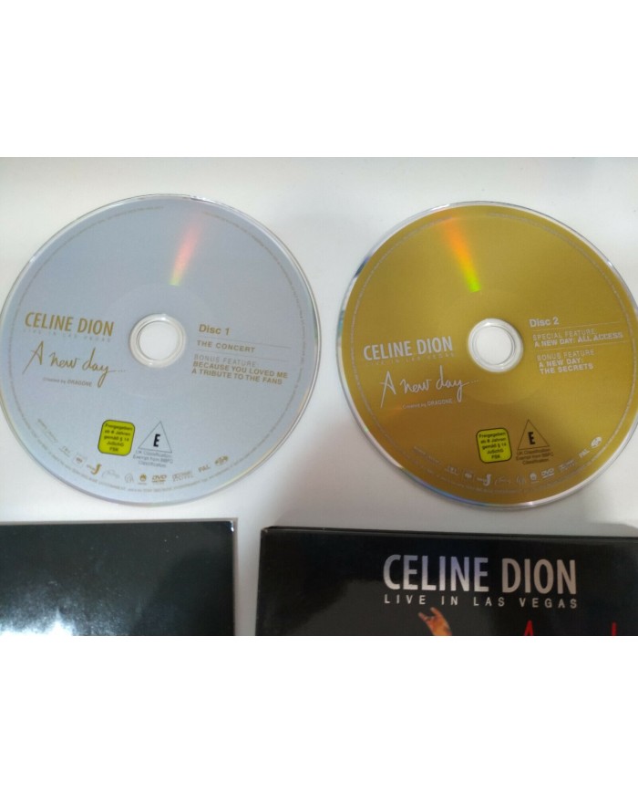 Celine Dion Live in Las Vegas A New Day Dragone - 2 x DVD All Regions Am