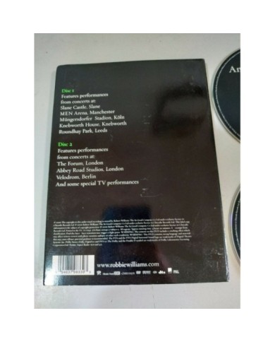 Robbie Williams Live And Through It All 1997-2006 - DVD Booklet Region 2 Am