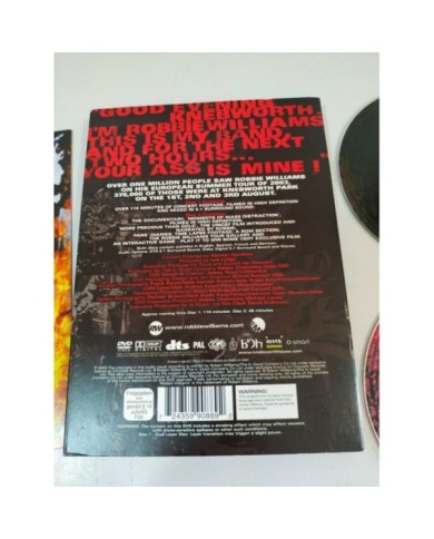 Robbie Williams Live at Knebworth What We Did Last Summer 2 x DVD All Regions Am