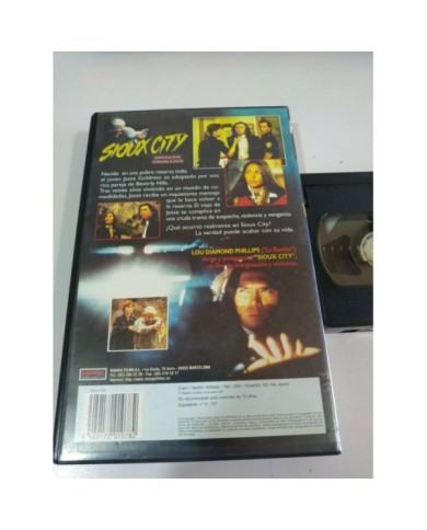 Sioux City Lou Diamond Phillips  - VHS Cinta Tape Espa?ol 3T