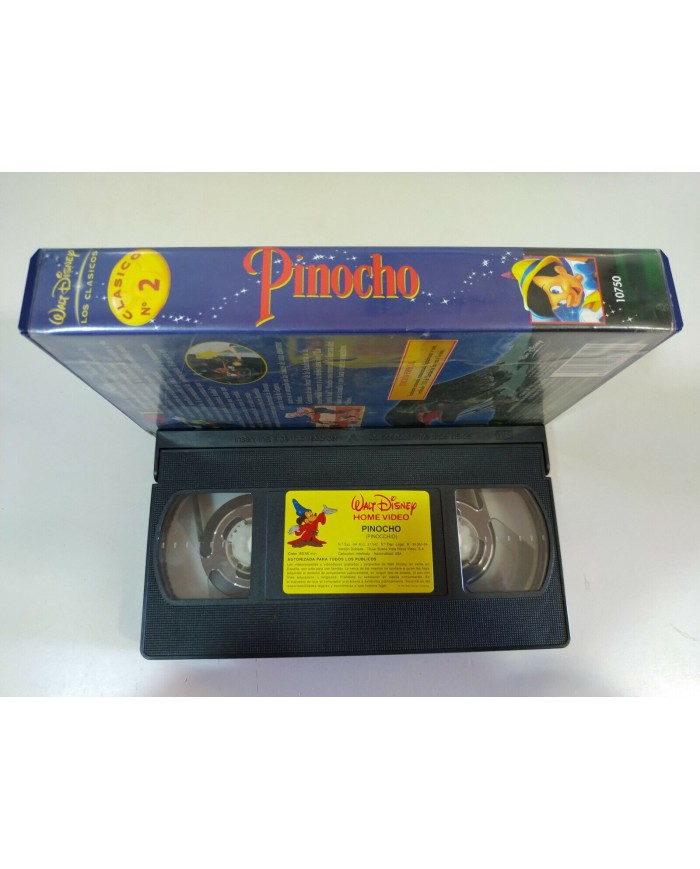 Pinocho Los Clasicos de Walt Disney - VHS Cinta Tape Espa?ol 2000 Am