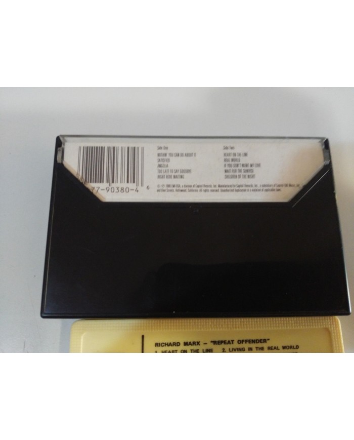 RICHARD MARX REPEAT OFFENDER EMI SPAIN EDITION 1989 - Cinta Tape Cassette - 3T RICHARD MARX REPEAT OFFENDER EMI SPAIN EDITION 1989 - Cinta Tape Cassette - 3T