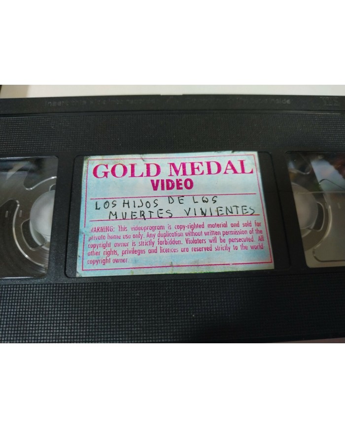 Los Hijos de los Muertos Vivientes Tor Ramsey Terror - VHS Cinta Tape Espa?ol