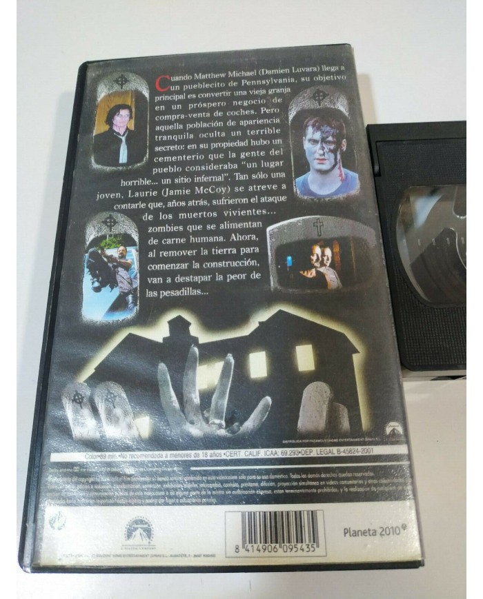 Los Hijos de los Muertos Vivientes Tor Ramsey Terror - VHS Cinta Tape Espa?ol