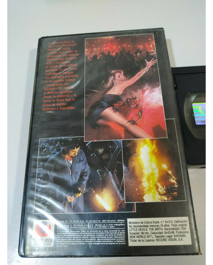 Esclavos del Diablo George Pavlov Marc Price Terror - VHS Cinta Tape Espa?ol