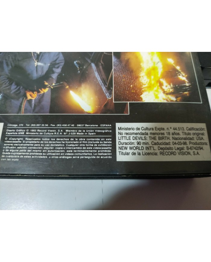 Esclavos del Diablo George Pavlov Marc Price Terror - VHS Cinta Tape Espa?ol